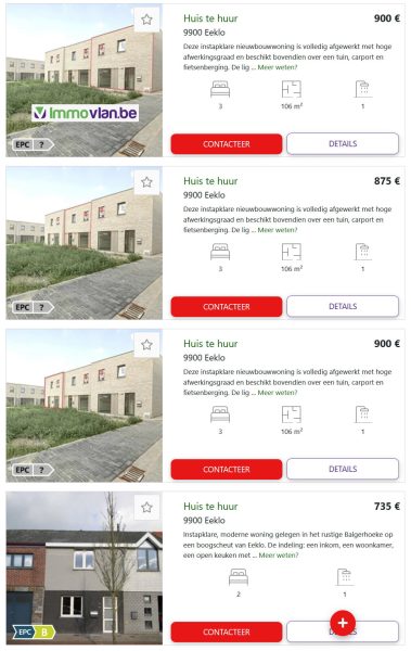 huizen te huur prijzen 2
